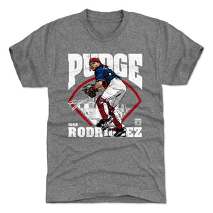 Men's Texas Rangers Ivan Rodriguez Nike Royal Cooperstown Collection Name &  Number T-Shirt