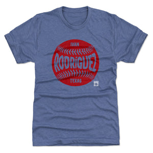 Ivan Pudge Rodriguez Texas Rangers Blue Cooperstown Player T-Shirt by Nike